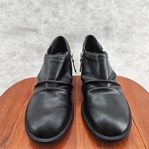 Dr Scholls Julian Womens Black Ruched Ankle Booties Memory Foam Cool Fit 8.5M